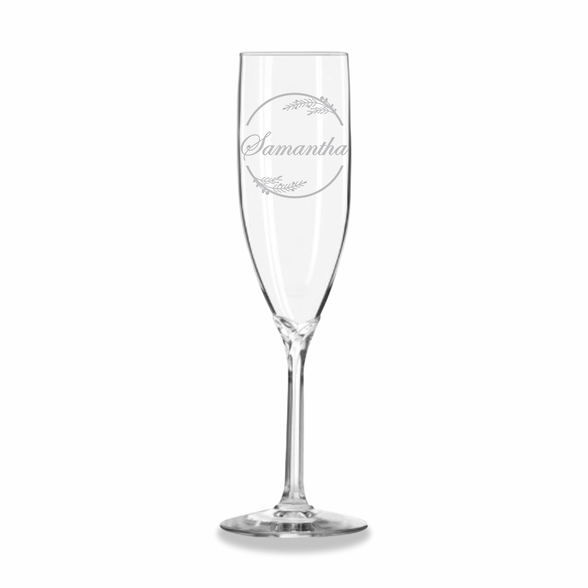 Besties | Personalized 6oz Champagne Flute